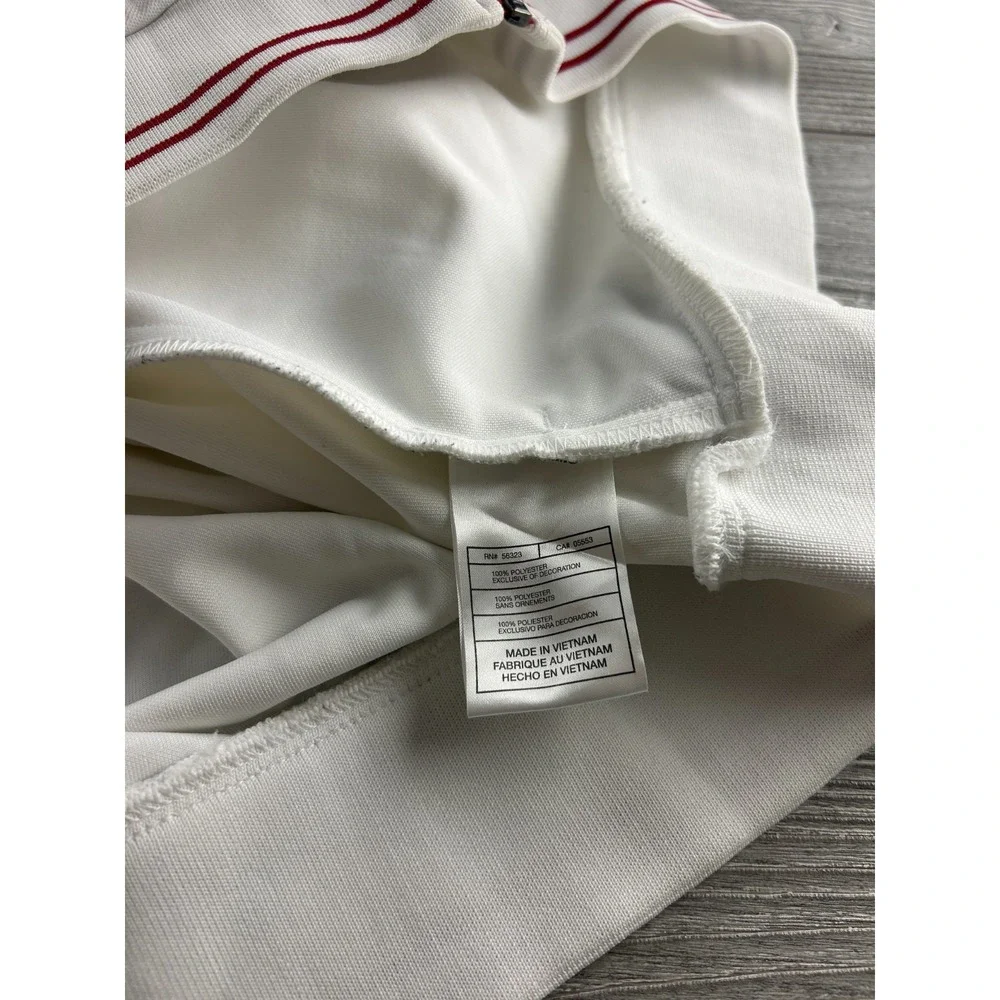 Nike Air Jacket Mens 2XL Full Zip Track Athletic Set It Off Revolution White Y2k_12